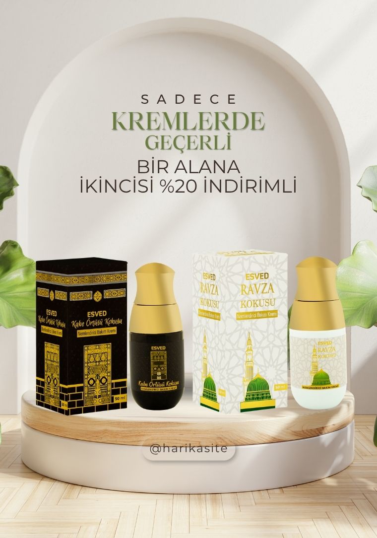 Kabe örtüsü kokusu & Medine Ravza Kokusu Krem