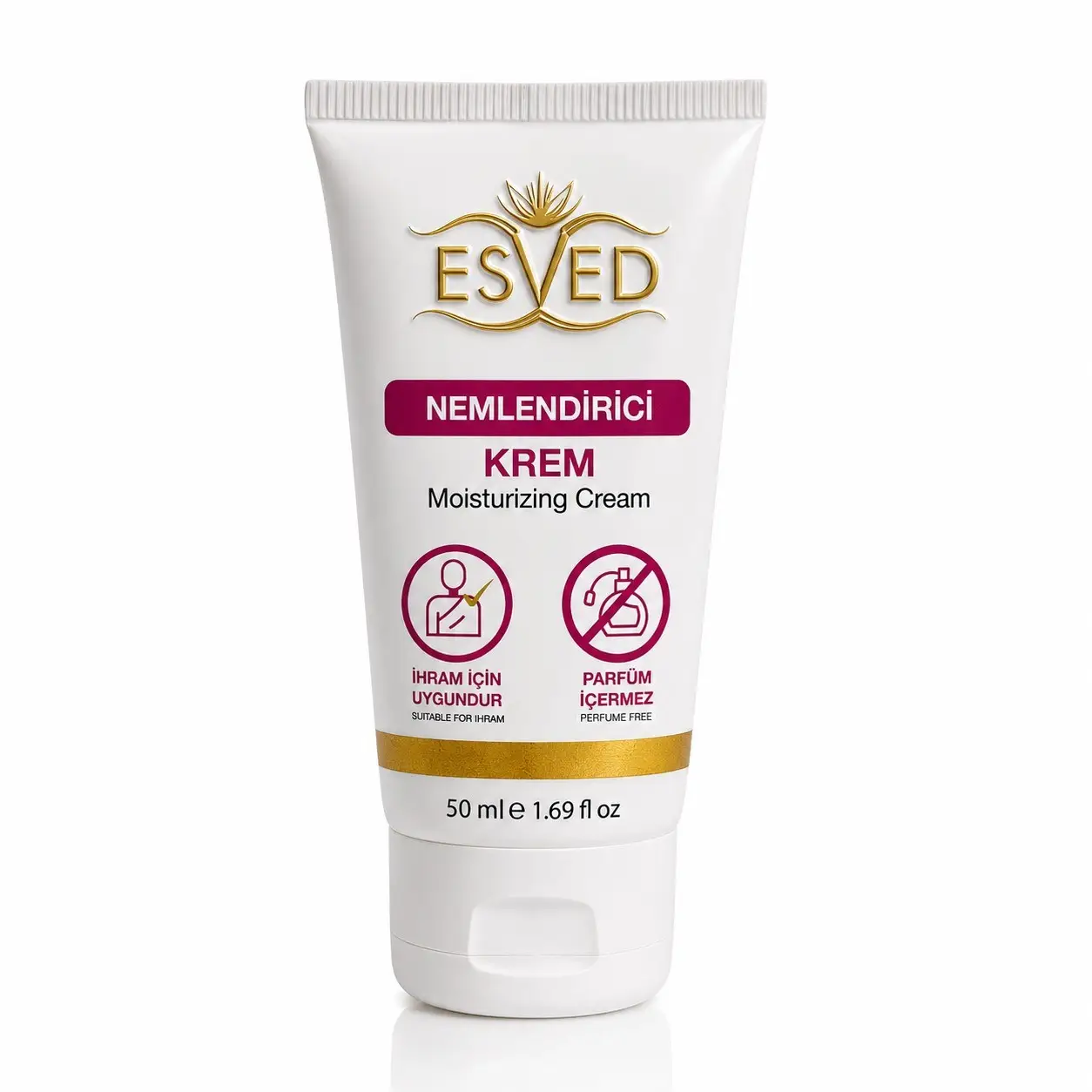 Esved Kokusuz ve Alkolsüz Nemlendirici Krem 50 ML Tüp