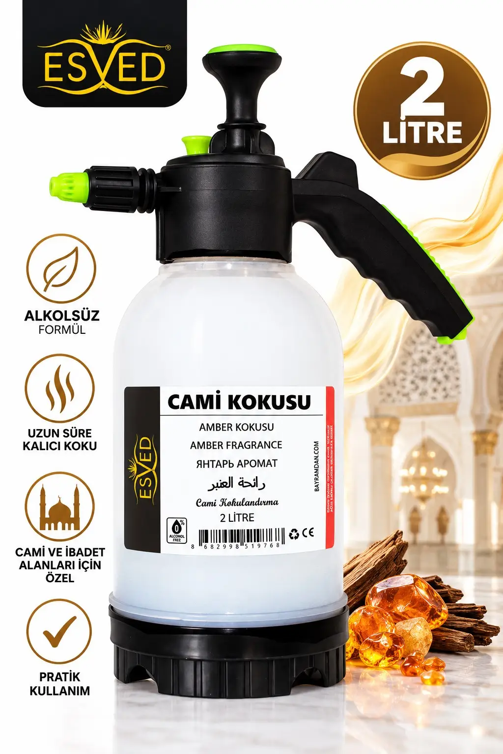 Amber Kokusu Cami Kokusu 2lt