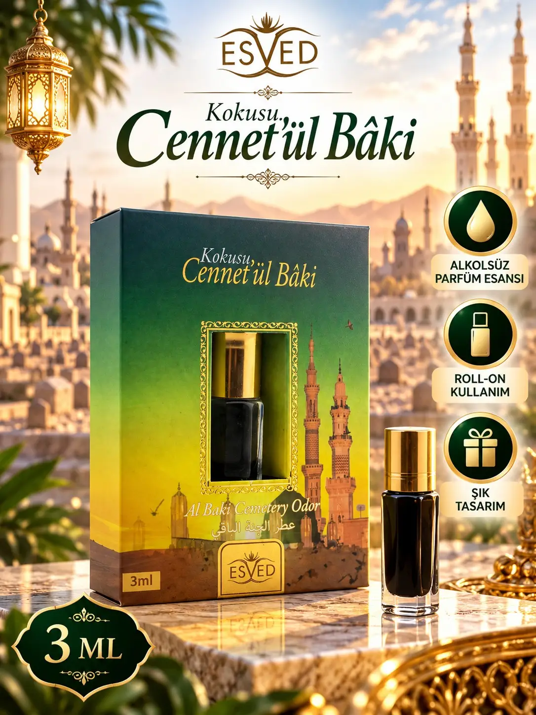 Cennetül Baki Kokusu Alkolsüz Esans 3ml