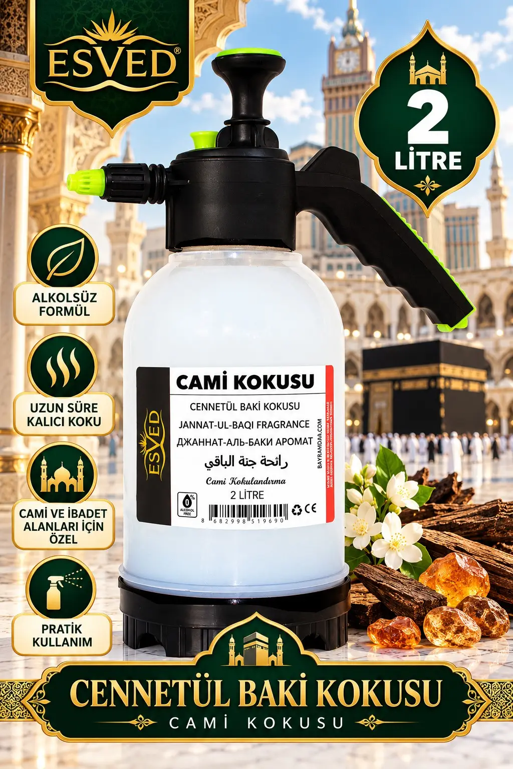 Cennetül Baki Kokusu Cami Kokusu 2lt