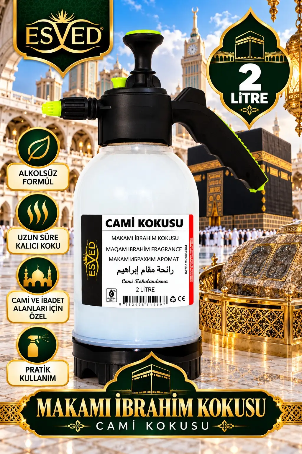 Makamı İbrahim Kokusu Cami Kokusu 2lt