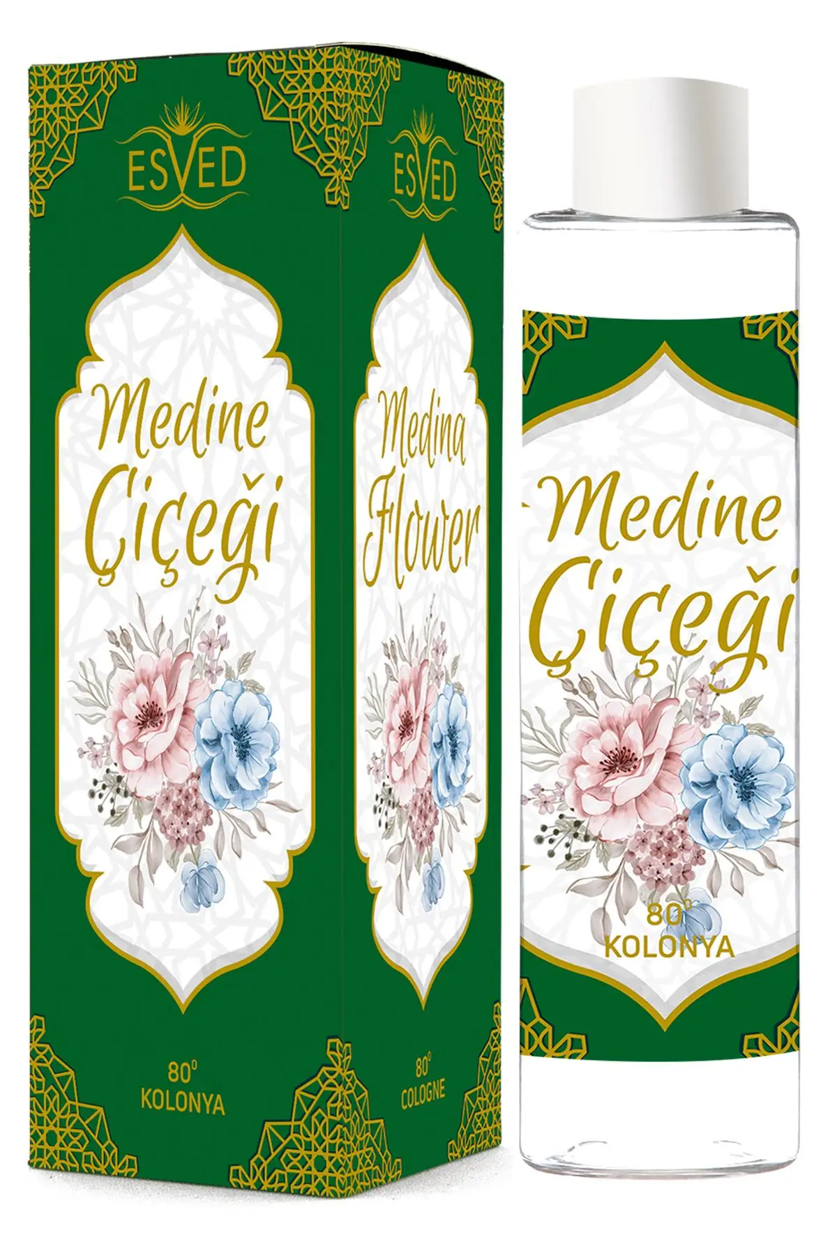 Medine Çiçeği Kolonya 400Ml. 80 Derece 4 Adet