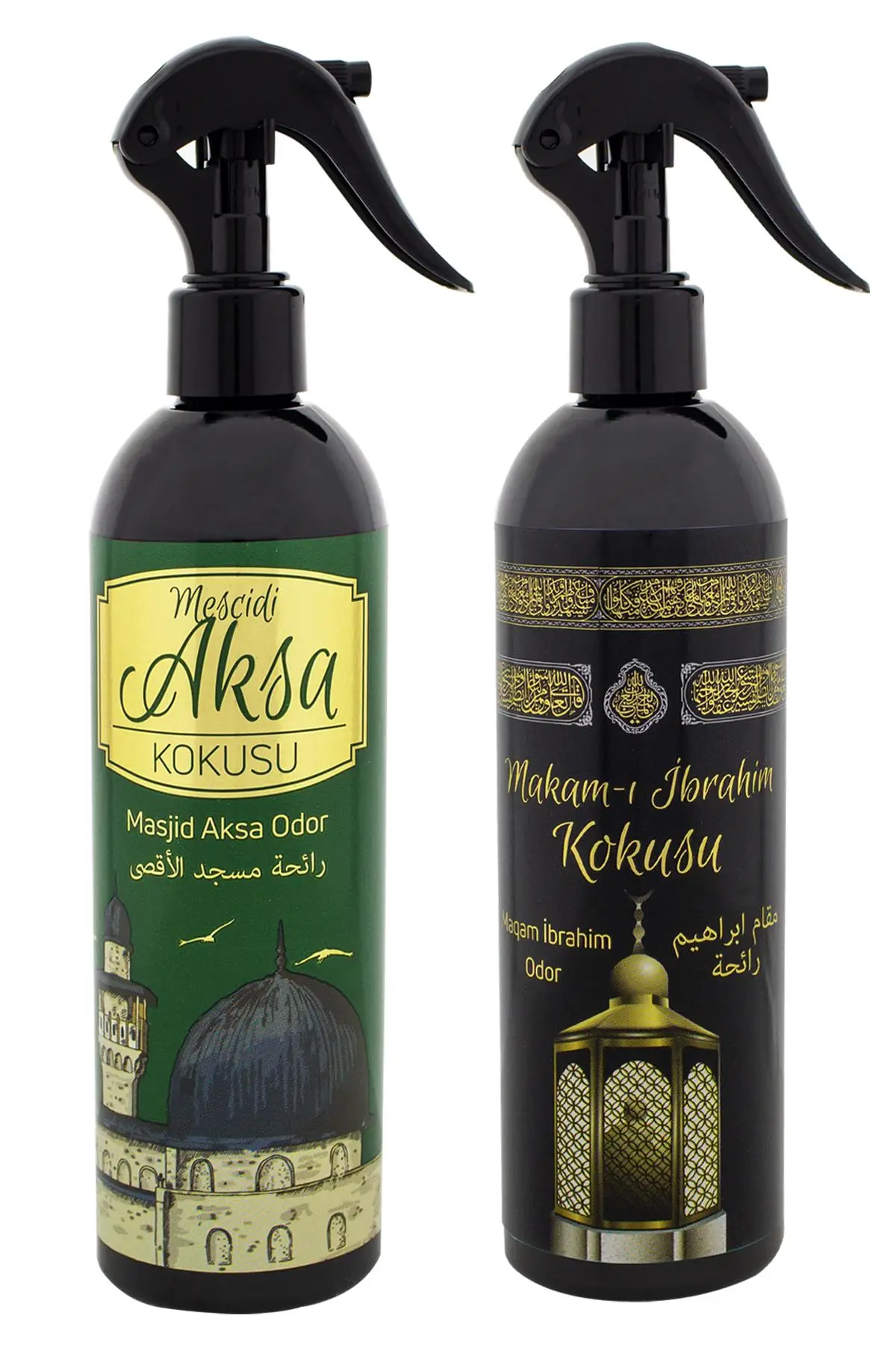 Mescidi Aksa Ve Makamı İbrahim Kokusu Sprey 400 Ml. Siyah