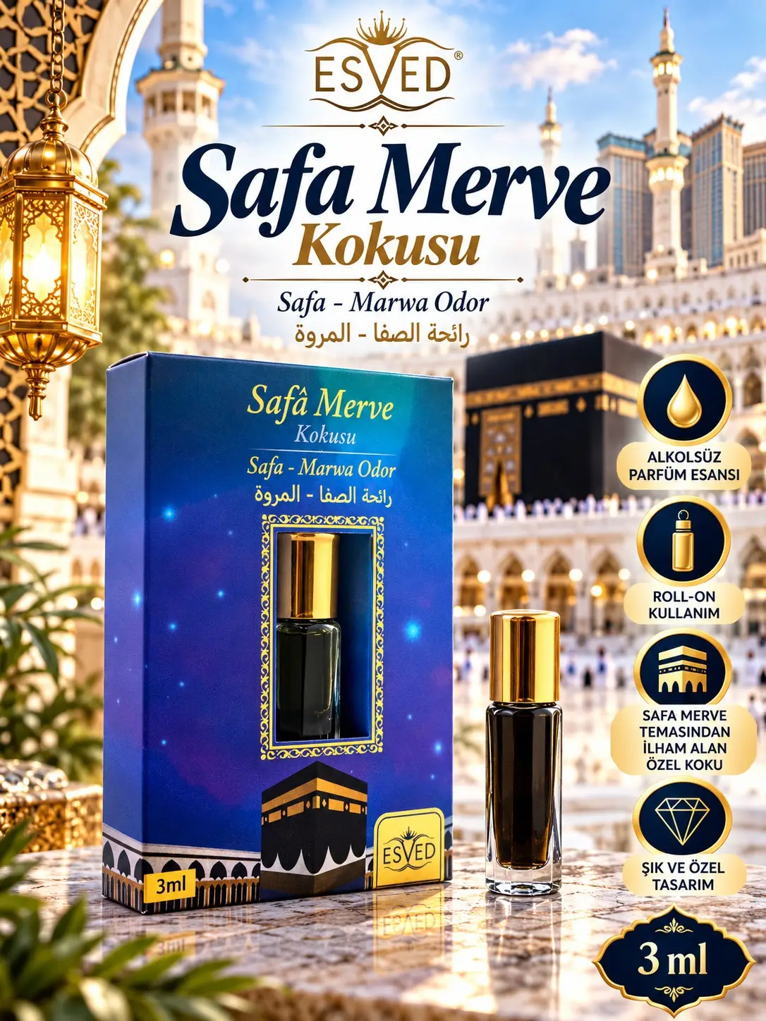 Safa Merve Kokusu Alkolsüz Esans 3ml