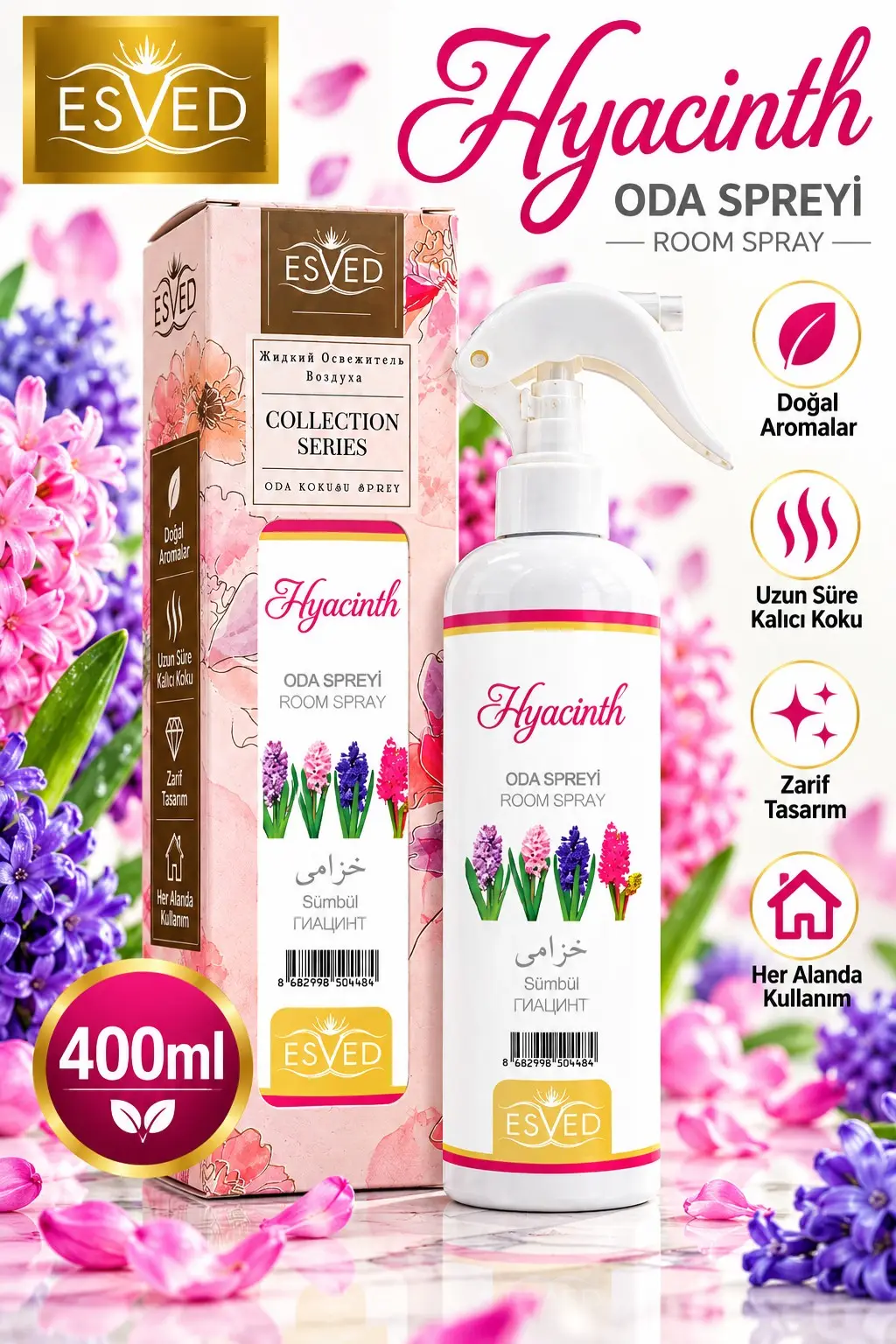 Sümbül Kokusu Sprey 400Ml.