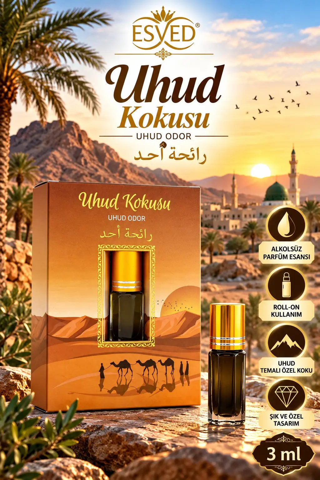 Uhud Kokusu Alkolsüz Esans 3ml